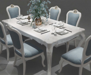 European Style Dining Table And Chairs-ID:811194906