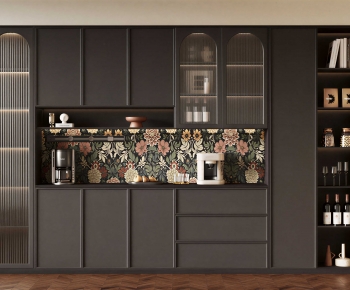 French Style Wine Cabinet-ID:211432934