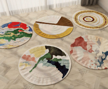 Modern Circular Carpet-ID:780363089