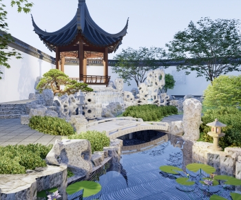 Chinese Style Courtyard/landscape-ID:730945113