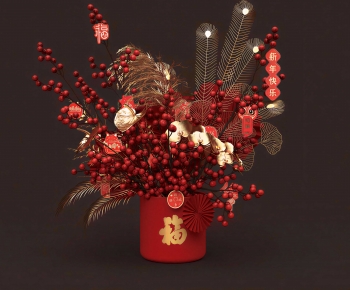 Chinese Style Flower Arrangement-ID:984111072