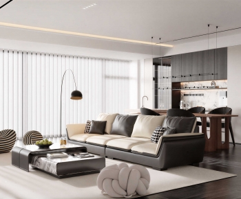 Modern A Living Room-ID:415766007