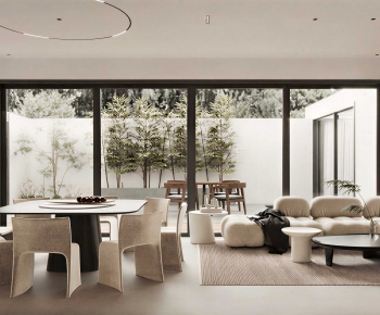 Modern A Living Room-ID:696870099