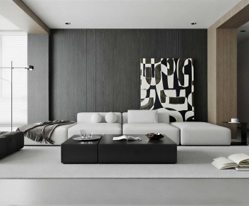 Modern A Living Room-ID:660466917