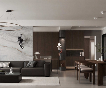 Modern A Living Room-ID:595568903