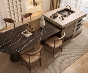 Modern Dining Table And Chairs-ID:177980909