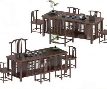New Chinese Style Tea Tables And Chairs-ID:165131095