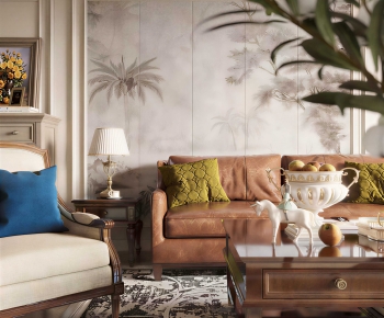 American Style A Living Room-ID:764849274
