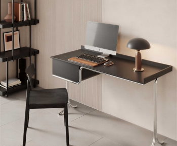 Modern Computer Desk And Chair-ID:895600384