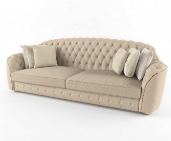 Simple European Style Three-seat Sofa-ID:423141967