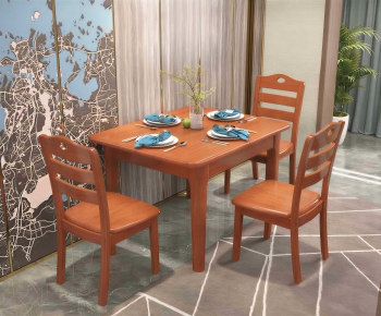 Modern Dining Table And Chairs-ID:292470548