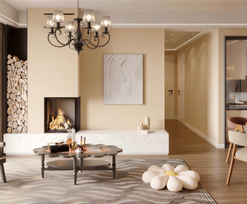 Modern A Living Room-ID:488661059