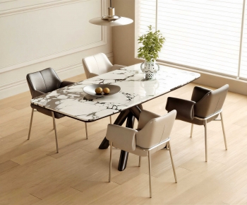 Modern Dining Table And Chairs-ID:354491952