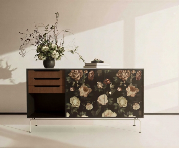 New Chinese Style Entrance Cabinet-ID:514291057
