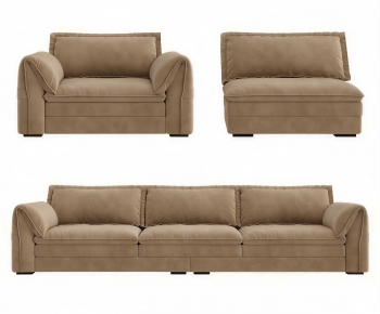 Modern Three-seat Sofa-ID:332698843