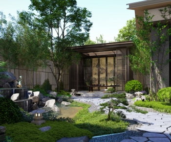 New Chinese Style Courtyard/landscape-ID:104645976