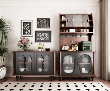 French Style Wine Cabinet-ID:283611061