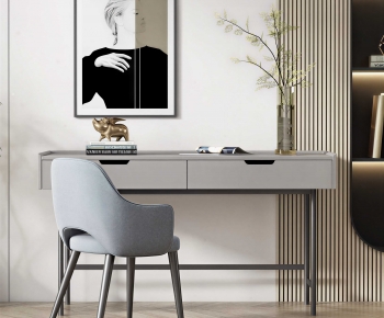 Modern Computer Desk And Chair-ID:492203003