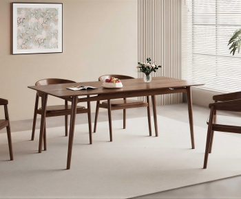 Modern Dining Table And Chairs-ID:740542896