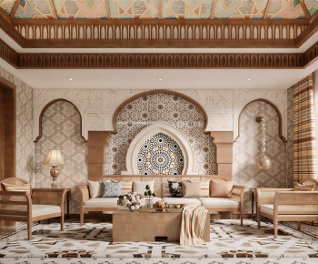 European Style A Living Room-ID:642278915