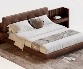 Modern Double Bed-ID:653522978
