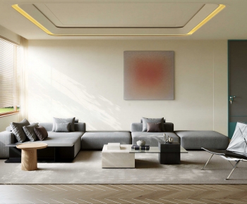 Modern A Living Room-ID:606854924