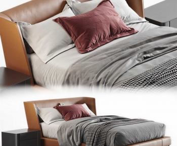 Modern Double Bed-ID:212848903