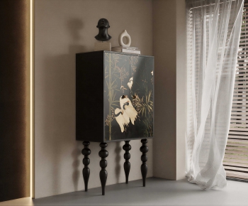 French Style Entrance Cabinet-ID:941677092