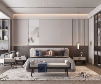 New Chinese Style Bedroom-ID:149262916