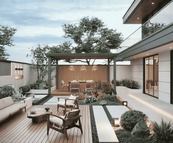 Modern Courtyard/landscape-ID:846889974