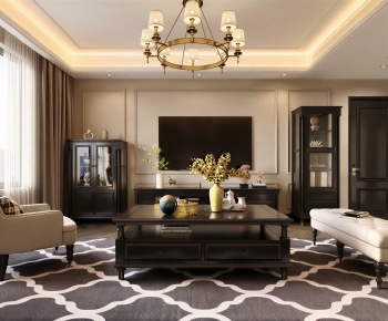 American Style A Living Room-ID:299721963