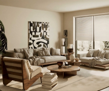 Modern A Living Room-ID:641299964