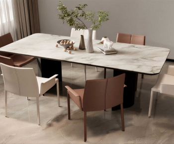Modern Dining Table And Chairs-ID:472244988