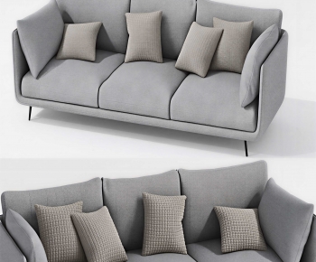 Modern Three-seat Sofa-ID:735888965
