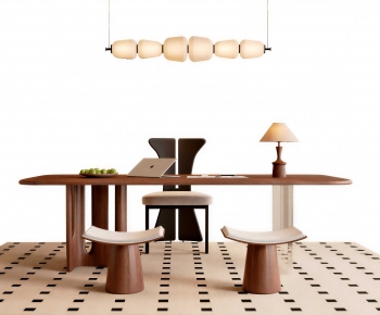 Modern Office Desk And Chair-ID:969739081