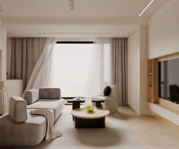 Modern A Living Room-ID:971788889