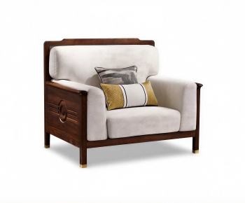 New Chinese Style Single Sofa-ID:764338973