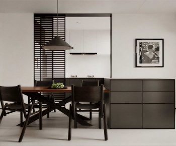 Modern Dining Table And Chairs-ID:364172942