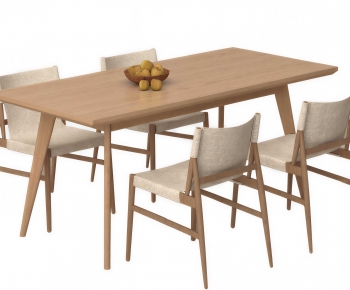 Nordic Style Dining Table And Chairs-ID:947587976