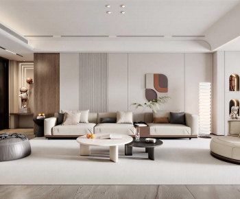 Modern A Living Room-ID:436407099