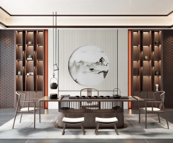 New Chinese Style Tea House-ID:722320147