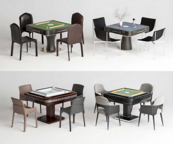 Modern Mahjong Tables And Chairs-ID:925428944