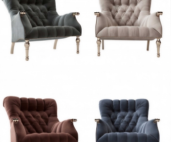 European Style Single Sofa-ID:181490901