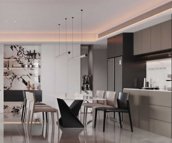 Modern Dining Room-ID:676687964