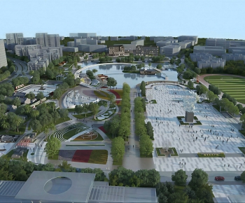 Modern Architectural Bird's-eye View Planning-ID:292759901