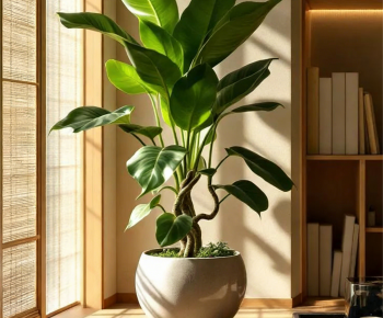 Modern Ground Green Plant Potted Plants-ID:714699989