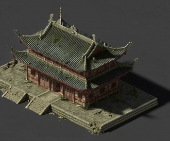Chinese Style Ancient Architectural Buildings-ID:234334957