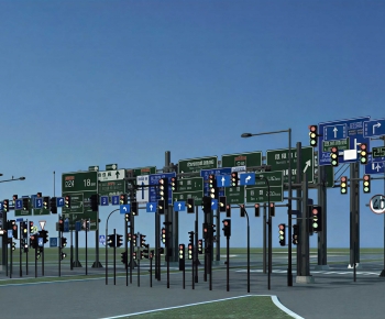 Modern Traffic Sign-ID:163117891