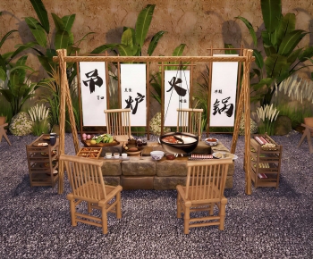 Chinese Style Outdoor Tables And Chairs-ID:540740559