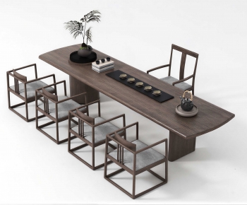 New Chinese Style Tea Tables And Chairs-ID:465379952